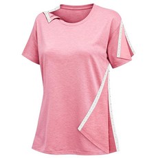 수술 후 셔츠 여성용 어깨 수술 셔츠 풀 스냅 오픈 팔 어깨 회복 의류-화학 요법 의류 여성용 퍼플. L, 핑크