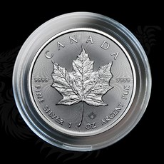 캐나다 메이플 1oz 프리미엄 아크릴 캡슐 38mm, 투명