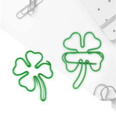 지니걸즈 네잎클로버 클립 문서클립