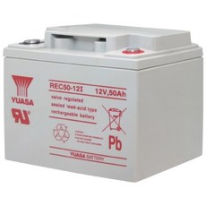 YUASA 湯淺 REC50-12 鉛酸電池 12V 50Ah 電動車電池 釣魚電池 容量加大, 1個, 1個裝