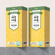 [본사직영] 쉬는여유 캐모마일차 생분해 삼각티백 15티백, 1g, 20개, 15개입