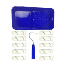 휴대용 벽 페인트 브러시 4인치 폼 롤러 브러시 페인트 도구 내구성