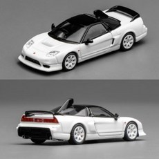 모터헬릭스 혼다 NSX-R NA2 GT 레이싱 모형 자동차 프라모델 다이캐스트 1:64, 화이트 M65521