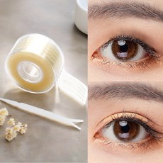 루벨르 대용량 이뻐지는 티 안나는 쌍테 쌍꺼풀 테이프 1세트, 600개, 누드컬러