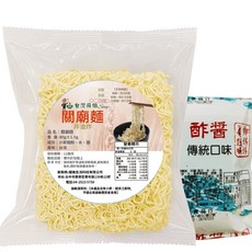 蘇伯 蕎麥麵 意麵 刀削麵 關廟麵 80g 非油炸, 1套, 細麵 80g/包+郭媽媽酢醬35g, 115g