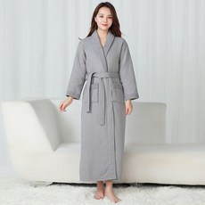 純棉加厚毛巾料浴袍 男女通用情侶酒店睡袍 大碼吸水浴衣