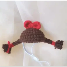 귀여운 수제 니트 모자 햄스터 장식 다람쥐 기니피그 햄스터 액세서리 햄스터 장난감 할로윈 크리스마스 애