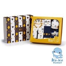 酷咕鴨 純真之瞳懶人包巾豪華禮盒16件組，親膚透氣，新手爸媽輕鬆上手，送禮自用最佳選擇