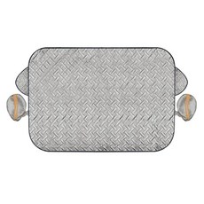 Tuxihapp 얼음과 눈용 자동차 앞유리 커버 방수 방풍 자동차 전면 윈드스크린 프로스트 커버 사이드 미러 프로텍터 포함 자동차/SUV/트럭용 범용 자동차 겨울 액세서리, 실버