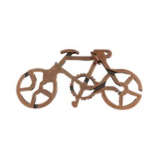 孔明鎖 魯班鎖 益智解鎖玩具 指選好物 燒腦魔金 高智商 益智環 九連環 馬蹄扣 魔鎖, 1個, 自行車鎖