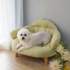 칠시 반려동물 소파 베드 쿠션 방석, 그린, 1개