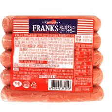 하림 켄터키 후랑크 소시지 454g 2개, 1g, 1개