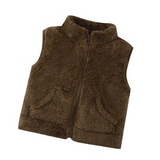 兒童保暖毛絨背心，柔軟舒適多色可選，秋冬必備款