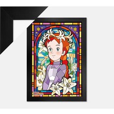 사진 인테리어 백합꽃과 액자세트 빨강머리 500피스퍼즐 앤 21761PC 1(PC), 1개