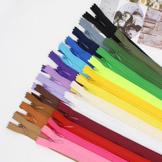 60cm 컬러콘솔지퍼 숨김지퍼, 아이보리, 1개