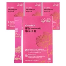 김오곤원장의 한방(OnePunch) 다이어트 환 28포_체지방 감소 차전자피 가르시니아 식이섬유, 4박스, 140g