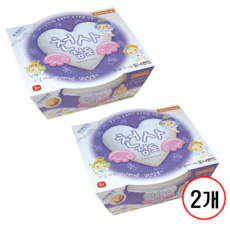 천사점토 70g 벌크(도너랜드), 백색, 2개 백색, 2개