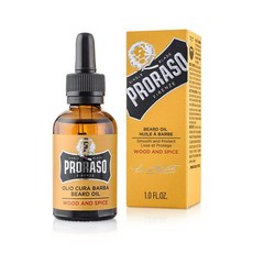 Proraso Azur 라임 비어드 오일 - 모이스처라이징 아보카도 해바라기 시트러스 및 민트 컨디셔닝 수염 및 광택 추가 - 남성용 페이셜 헤어 오일 - 28.3g(1온스, Vanilla