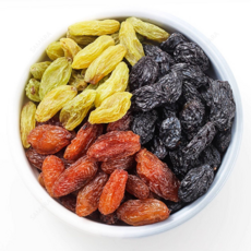 SAMARA 건포도 3색 종합 청포도 흑포도 적포도 캔포장 대용량, 1개, 1k'g