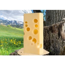 알레가우 에멘탈 치즈 1kg Emmentaler am Stück aus dem Allgäu 1000g