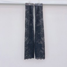 蕾絲袖套, 1個, 1雙黑色