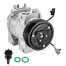 BDFHYK 98455 AC Compressor with Clutch Compatible with Nissan X-Trail 2007 2008 2009 2010 2011 201, BDFHYK 98455 AC Compressor wit