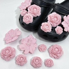 洞洞鞋鞋花 洞洞鞋配飾 花朵花束洞洞鞋花 高級立體珍珠配件 DIY可拆卸香風鞋扣