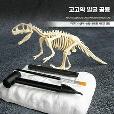 공룡화석발굴키트 고고학과학실험용품 공룡뼈발굴 장난감 교육용 선물 작은 석고 블라인드 박스 2개