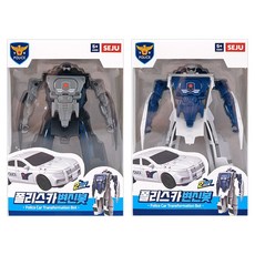 폴리스 카 변신 봇 6000 (랜덤) 자동차 로봇