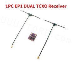 HappyModel FPV 프리스타일 장거리 드론 RC 모델용 RF 앰프 포함 트루 다이버시티 리시버 2 4G ELRS EP1 EP2 듀얼 TCXO, 1PC EP1 DUAL TCXO, 1개