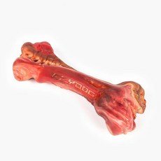 EZYDOG 天然橡膠牛骨 牛肉風味 寵物玩具, 1個, 天然橡膠牛骨(紅),S