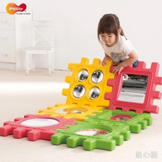 Weplay 鏡子探索積木 大積木 建構積木 哈哈鏡 兒童積木玩具, 1個