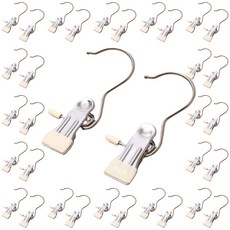 시크민스 바지걸이 집게 다용도 치마집게, 40개