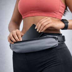 컴윗미 러닝벨트 플립 운동 벨트, 그레이, 1개
