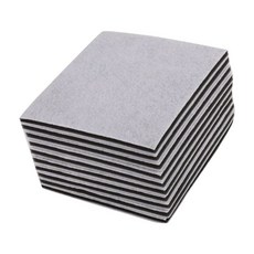 오래 사용할 수 있는 프리미엄 진공 청소기 모터 필터 15x15cm 부직포, 열 개, 1세트, 이미지를 참조해 주십시오