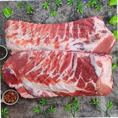 VGD 스페어립 바베큐립 2.4kg-2.89kg 돼지 찜갈비, 1개
