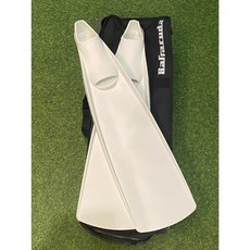 GULL BARRACUDA 船潛 套腳式 蛙鞋 含提袋, 一般版 白 M 25-26cm+襪套