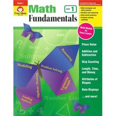 Math Fundamentals Grade 1 Teacher Resource, Evan-Moor Educational Publi...
