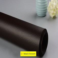 가죽 원단 소파 수리 스티커 10x20 25x30 60x25cm self adhesive paper for chair seat bag footbed bag repair, 25x30cm, 3 - 블랙 브라운, 1개