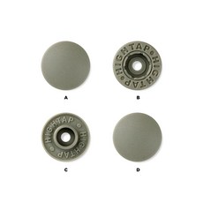 국산 티단추 하이탭 13mm 40세트, 1개, T 109-레이니그레이