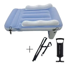 용 팽창식 용 자동차 후면 접이식 비행기 야외 두꺼운 플록 에어 매트리스 여행 매트리스 매트리스 매트, 자동차 캠핑, 브라운, 상세설명참조