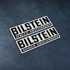 빌스틴 오토바이 쇼크 업소버 데칼 반사 방수 장식 스티커 및 보호용, C형 6x2cm 반사형 페어링