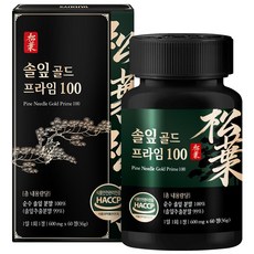솔잎 골드 프라임 100%, 1개, 60정