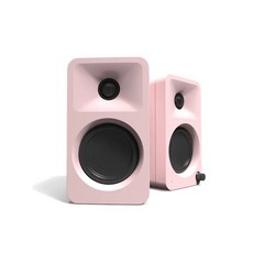 Kanto ORA 藍牙立體聲書架喇叭 藍牙5.0/USB Type-C/RCA, 霧面粉