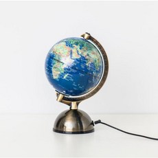 SkyGlobe 5吋金屬底座地球儀(附燈/中文版), 衛星版