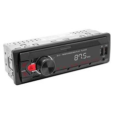 1DIN 12V/24V 자동차 라디오 스테레오 블루투스 MP3 플레이어 FM Aux 입력 리시버 SD USB 멀티미디어, 01 M11, 검정색, M11