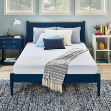 Sleep Innovations Marley 25.4cm(10인치) 그린티 젤 메모리 폼 매트리스 트윈 사이즈 박스 안의 침대 중간 정도의 단단한 느낌 311578