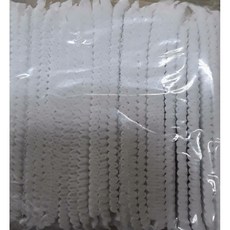 美容用一次性拋棄式頭帽，紋繡專用，拋棄式頭套，一包100個，輕薄透氣，鬆緊帶設計, 1個, 藍色,L, 藍色