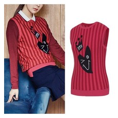 비티알 비티알 BTR 골프 여성 가을 니트 조끼 스페이드(여) BPW5237W