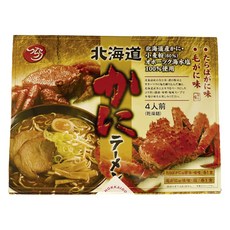 Tsurara 北海道蟹肉拉麵泡麵 534g 4包, 1個